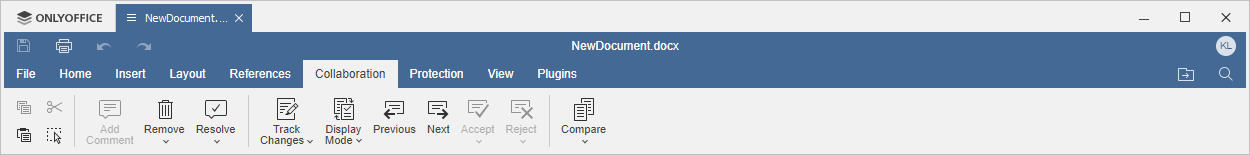 Collaboration tab