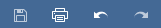 Icons in the editor header