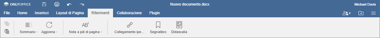 Scheda Riferimenti