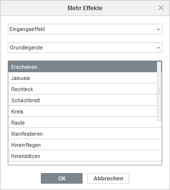 Mehr Effekte
