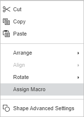Assign Macro on Menu