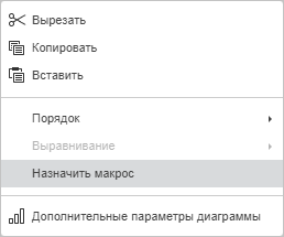 Контекстное меню - Назначить макрос