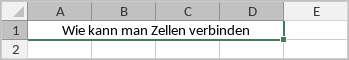 Verbinden und zentrieren