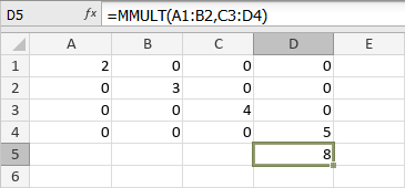 Funzione MMULT