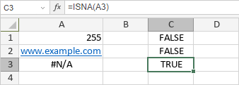 ISNA Function