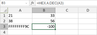 Función HEX.A.DEC