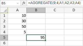 Fonction AGGREGATE