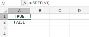 Функция ISREF