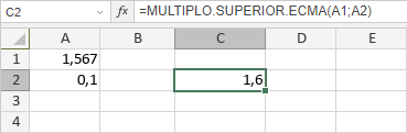 Función MULTIPLO.SUPERIOR.ECMA