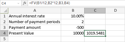 FV Function