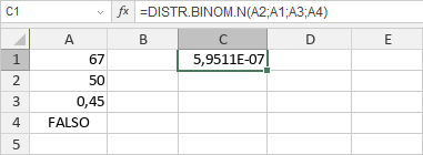 Función DISTR.BINOM.N