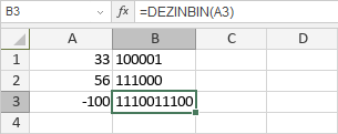 DEZINBIN-Funktion