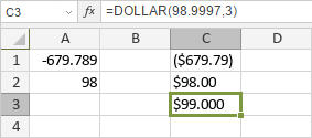 DOLLAR Function