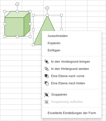  Objekte gruppieren