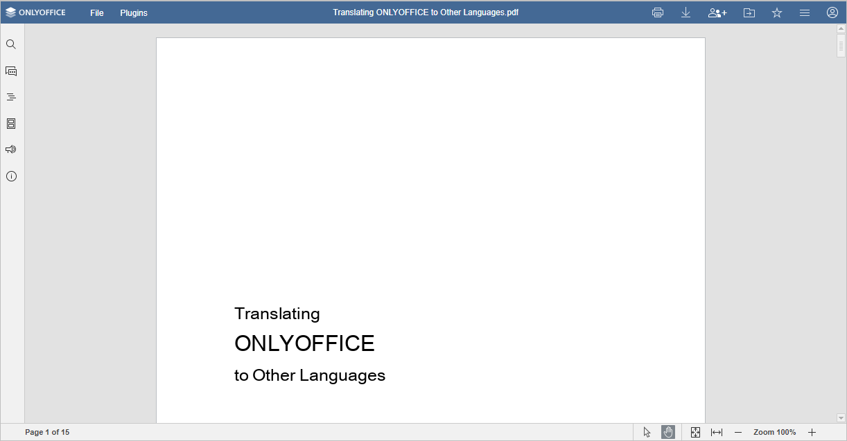 ONLYOFFICE Document Viewer