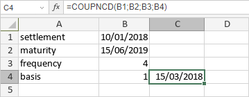 Fonction COUPNCD