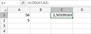 Fonction LOG