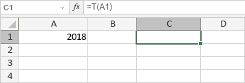 Fonction T : Valeur Numérique