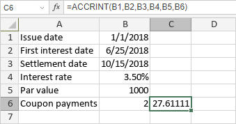 ACCRINT Function