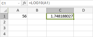 Функция LOG10