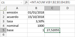 Función INT.ACUM.V