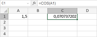 Функция COS