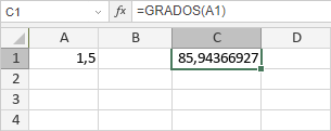 Función GRADOS
