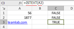 ISTEXT Function