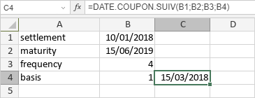 Fonction DATE.COUPON.SUIV