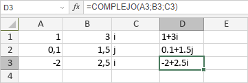 Función COMPLEJO