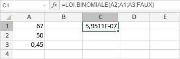 Fonction LOI.BINOMIALE