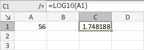 Fonction LOG10