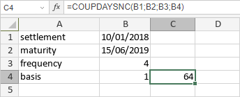 Fonction NB.JOURS.COUPON.SUIV