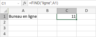 Fonction TROUVE/TROUVERB