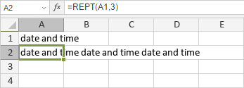 REPT Function