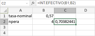 Función INT.EFECTIVO