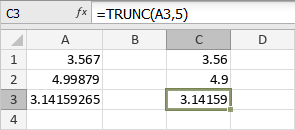 Funzione TRUNC