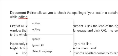 Spell-checking