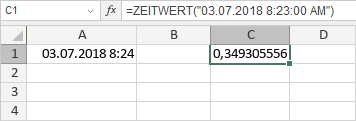 ZEITWERT-Funktion