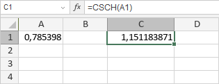 Функция CSCH