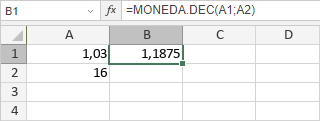 Función MONEDA.DEC