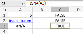 Fonction ISNA