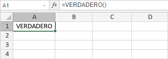Función VERDADERO