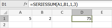 SERIESSUM Function