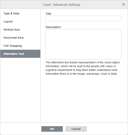 Chart - Advanced Settings