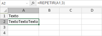 Función REPETIR