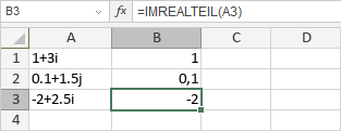 IMREALTEIL-Funktion