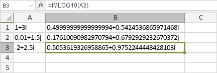 IMLOG10 Function