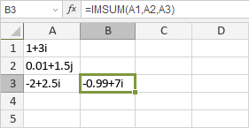 IMSUM Function