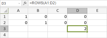 ROWS Function